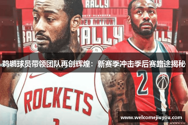 鹈鹕球员带领团队再创辉煌：新赛季冲击季后赛路途揭秘