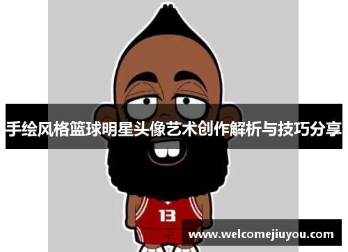 手绘风格篮球明星头像艺术创作解析与技巧分享